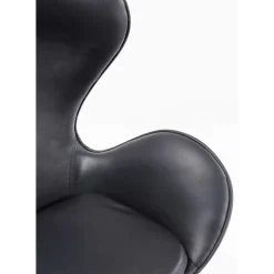 Sessel-KARE Design Drehsessel Lounge Black Walnut
