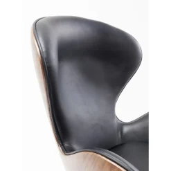 Sessel-KARE Design Drehsessel Lounge Black Walnut
