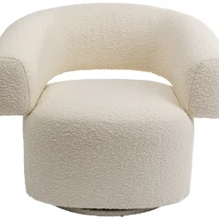 Sessel-KARE Design Drehsessel Maye Creme