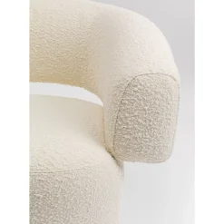 Sessel-KARE Design Drehsessel Maye Creme