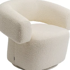 Sessel-KARE Design Drehsessel Maye Creme