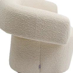 Sessel-KARE Design Drehsessel Maye Creme