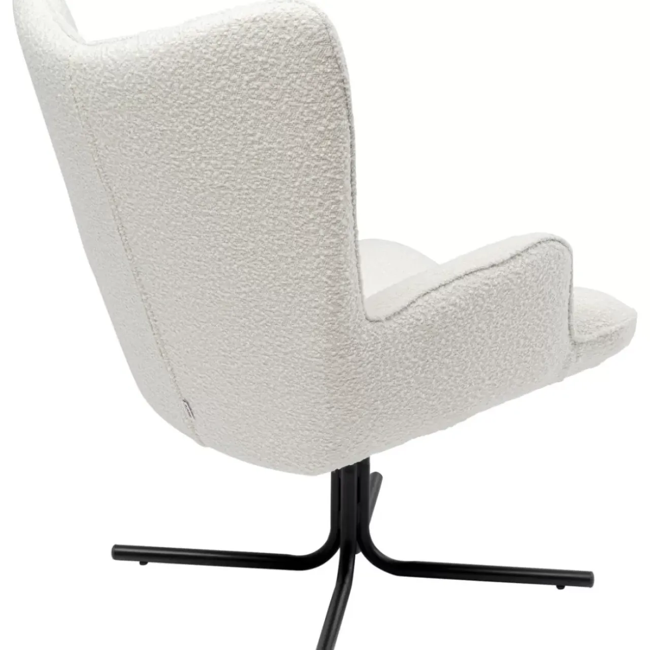 Sessel-KARE Design Drehsessel Oscar Boucle Creme
