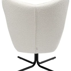Sessel-KARE Design Drehsessel Oscar Boucle Creme