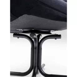 Sessel-KARE Design Drehsessel Oscar Velvet Schwarz