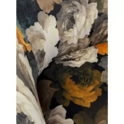 Sessel-KARE Design Drehsessel Peony Flower Gelb