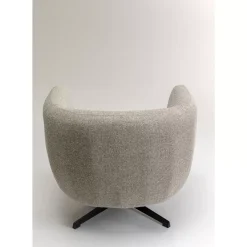 Sessel-KARE Design Drehsessel Peony Grau