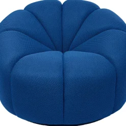 Sessel-KARE Design Drehsessel Peppo Lounge Blau