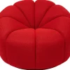 Sessel-KARE Design Drehsessel Peppo Lounge Rot