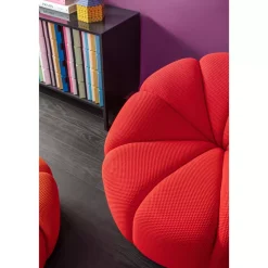 Sessel-KARE Design Drehsessel Peppo Lounge Rot