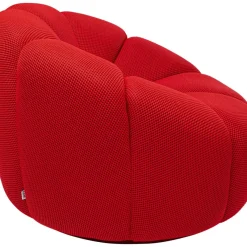 Sessel-KARE Design Drehsessel Peppo Lounge Rot