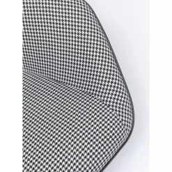 Sessel-KARE Design Drehsessel Toledo Schwarz Weiss