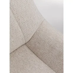 Stühle-KARE Design Drehstuhl Baron Creme