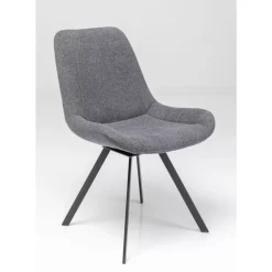 Stühle-KARE Design Drehstuhl Baron Grau