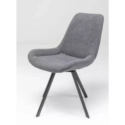 Stühle-KARE Design Drehstuhl Baron Grau