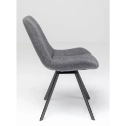 Stühle-KARE Design Drehstuhl Baron Grau