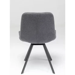 Stühle-KARE Design Drehstuhl Baron Grau