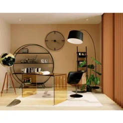 Stühle-KARE Design Drehstuhl Club Walnut