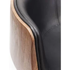 Stühle-KARE Design Drehstuhl Club Walnut