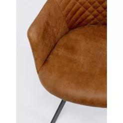 Stühle-KARE Design Drehstuhl Coco Braun