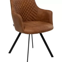 Stühle-KARE Design Drehstuhl Coco Braun