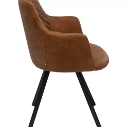 Stühle-KARE Design Drehstuhl Coco Braun