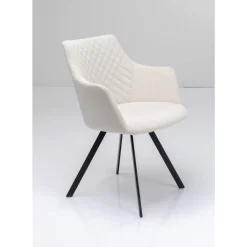 Stühle-KARE Design Drehstuhl Coco Creme