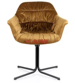 Stühle-KARE Design Drehstuhl Colmar Gelb