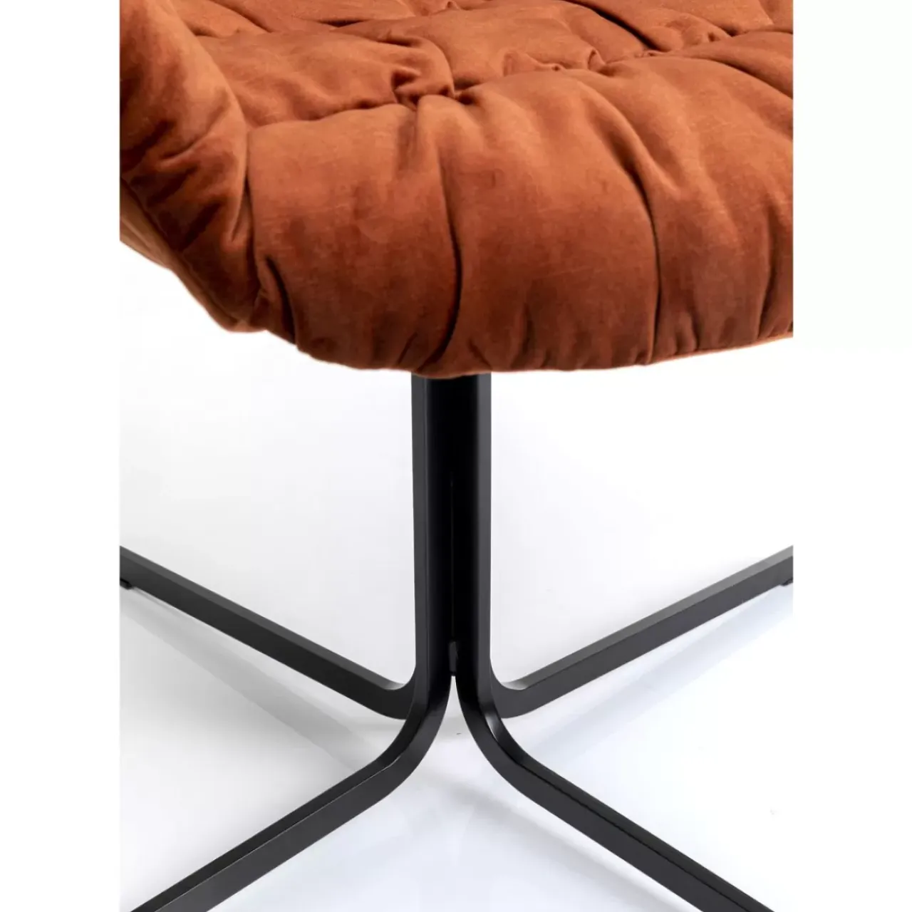 Stühle-KARE Design Drehstuhl Colmar Rostrot