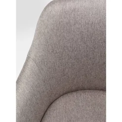 Stühle-KARE Design Drehstuhl Lady Loco Taupe