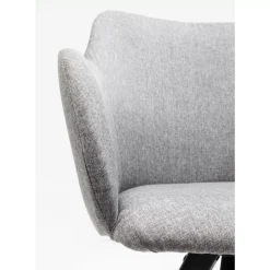 Stühle-KARE Design Drehstuhl Madame Grau
