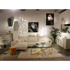 Sofas & Couches-KARE Design Ecksofa Amalfi Links Creme 275Cm