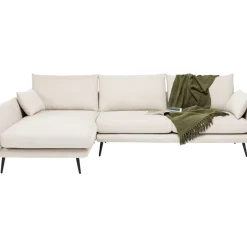 Sofas & Couches-KARE Design Ecksofa Amalfi Links Creme 275Cm