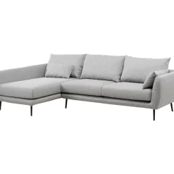 Sofas & Couches-KARE Design Ecksofa Amalfi Links Grau 275Cm