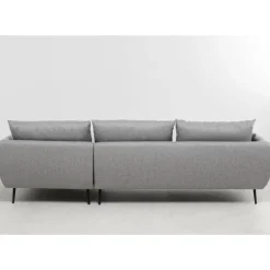 Sofas & Couches-KARE Design Ecksofa Amalfi Links Grau 275Cm