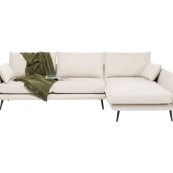 Sofas & Couches-KARE Design Ecksofa Amalfi Rechts Creme 275Cm