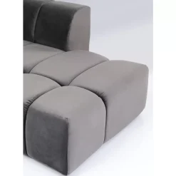 Sofas & Couches-KARE Design Ecksofa Belami Grau Rechts