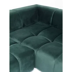 Sofas & Couches-KARE Design Ecksofa Belami Velvet Dunkelgrun Rechts 265Cm