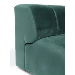 Sofas & Couches-KARE Design Ecksofa Belami Velvet Dunkelgrun Rechts 265Cm