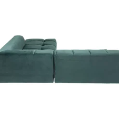 Sofas & Couches-KARE Design Ecksofa Belami Velvet Dunkelgrun Rechts 265Cm
