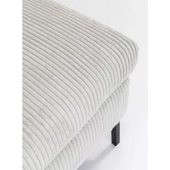 Sofas & Couches-KARE Design Ecksofa Gianni Cord Grau Rechts