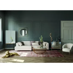 Sofas & Couches-KARE Design Ecksofa Gianni Creme Links
