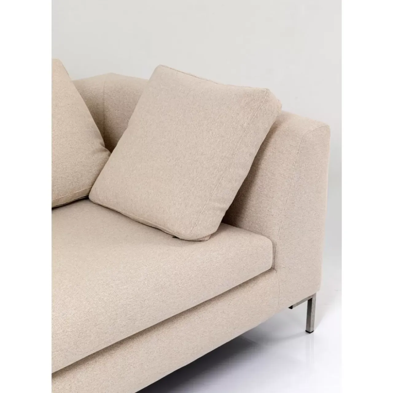 Sofas & Couches-KARE Design Ecksofa Gianni Creme Links