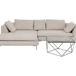 Sofas & Couches-KARE Design Ecksofa Gianni Creme Links