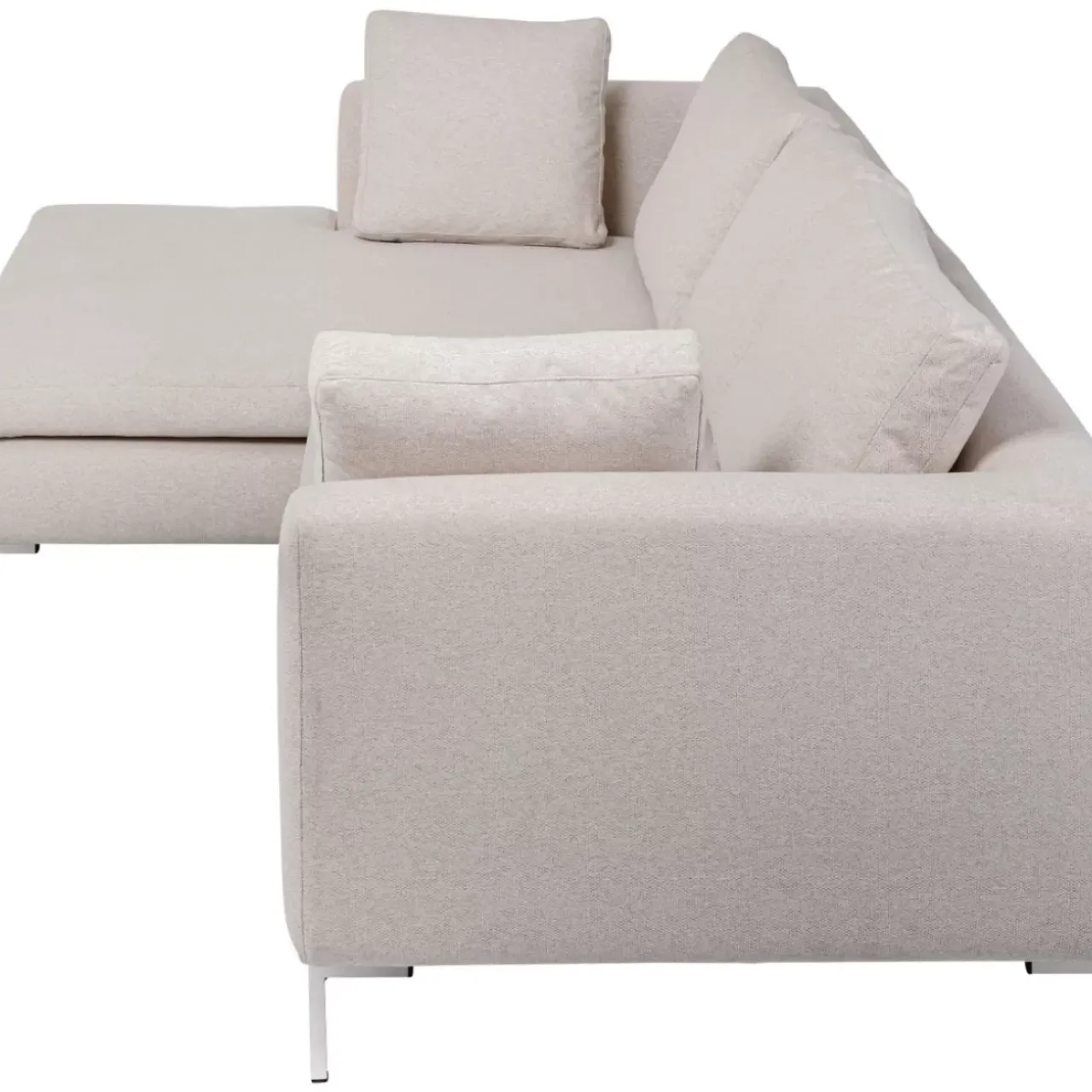 Sofas & Couches-KARE Design Ecksofa Gianni Creme Links