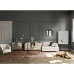 Sofas & Couches-KARE Design Ecksofa Gianni Creme Rechts