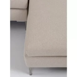 Sofas & Couches-KARE Design Ecksofa Gianni Creme Rechts