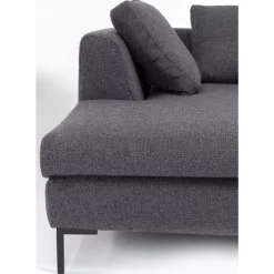 Sofas & Couches-KARE Design Ecksofa Gianni Dolce Dunkelgrau Links