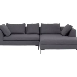 Sofas & Couches-KARE Design Ecksofa Gianni Dolce Dunkelgrau Rechts