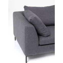 Sofas & Couches-KARE Design Ecksofa Gianni Dolce Dunkelgrau Rechts